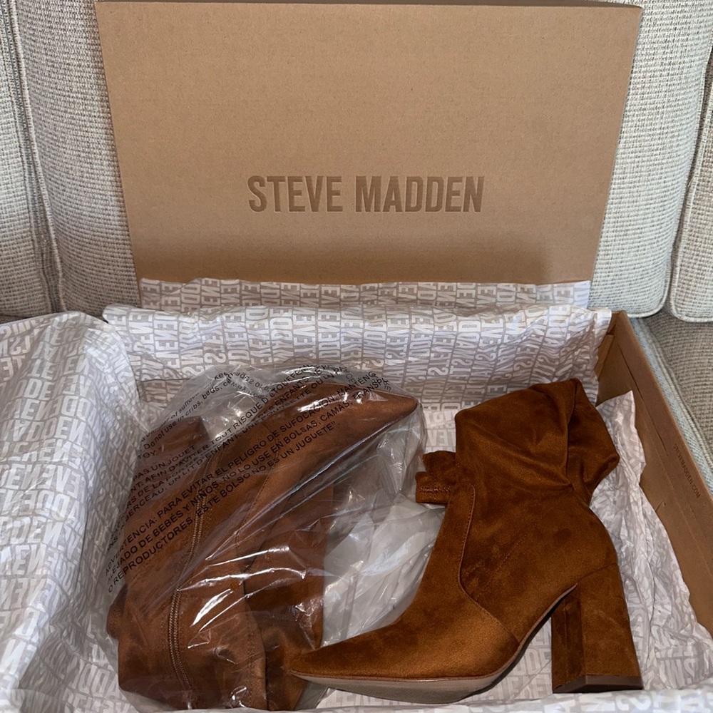 Steve Madden Tan Over-the-Knee Boots - Picture 5 of 6